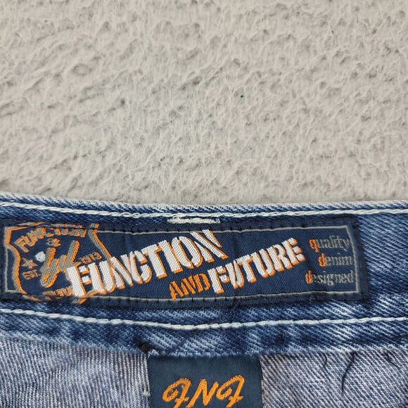 Function and Future Jeans Mens‎ 30x32 Blue Denim FNF Vintage 90s Jynco Vibe - Picture 8 of 13